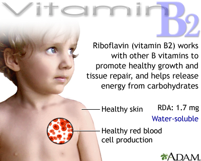 Vitamin B2 benefit