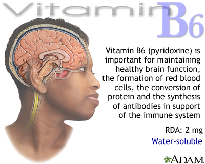 Vitamin B6 benefit