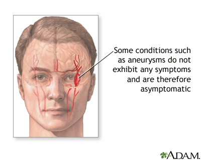 Asymptomatic conditions