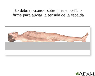 Tratamiento para espalda lesionada